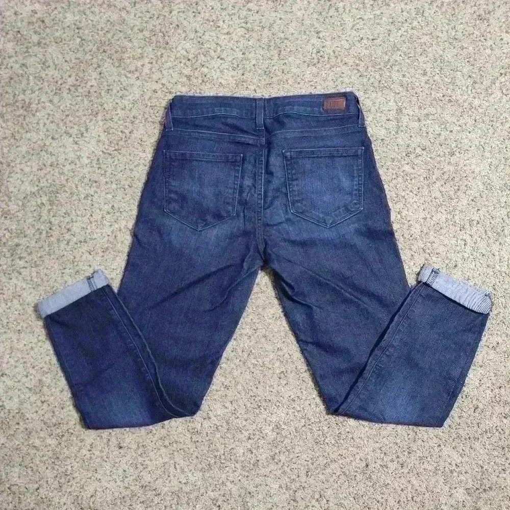 Paige Kylie crop jeans med/dark wash denim Size 25 - Picture 4 of 6